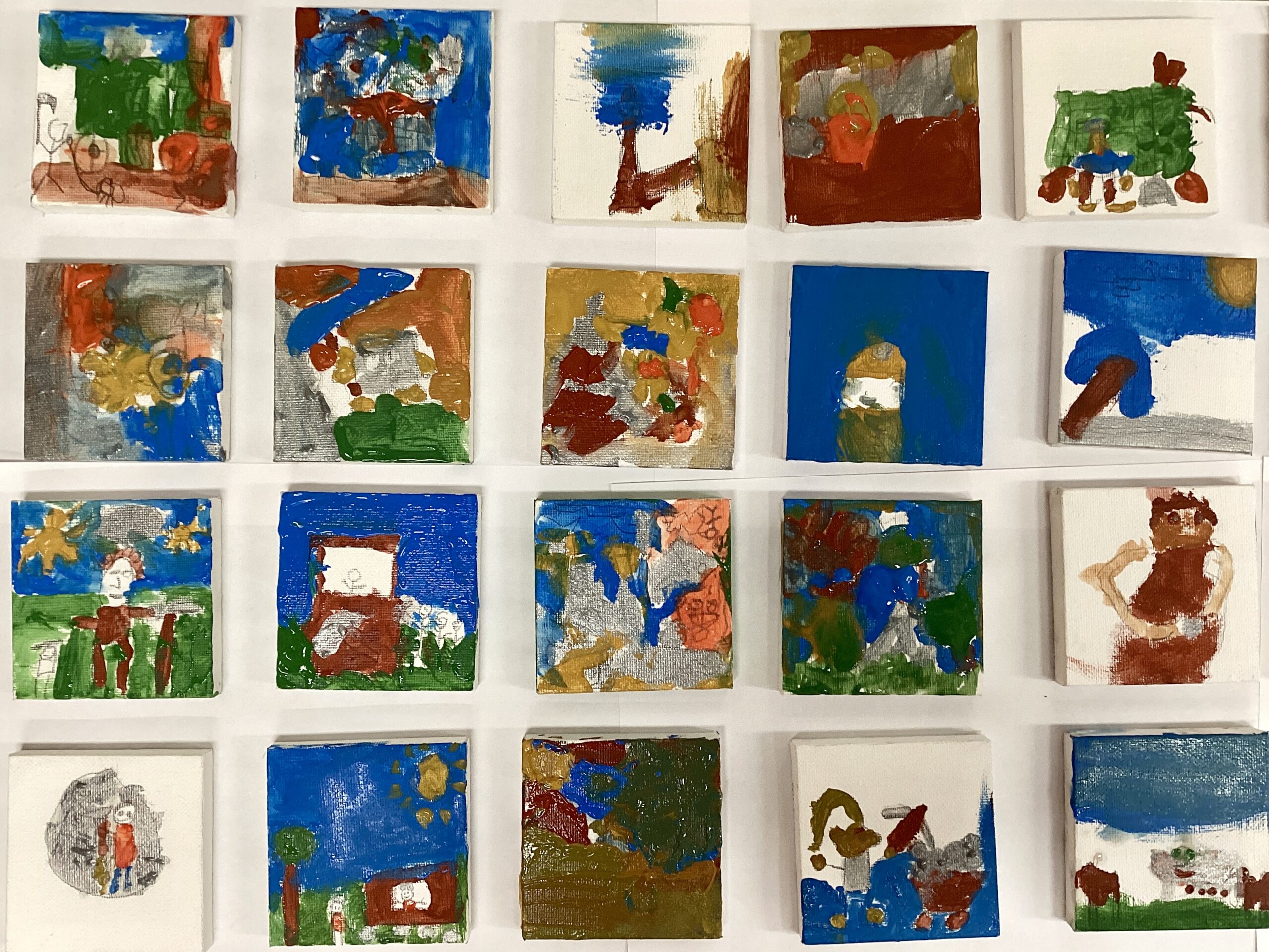 Norman Cornish Workshop in a Chester-le-Street School